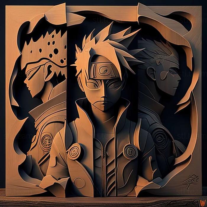 3D model Naruto Konoha Spirits game (STL)